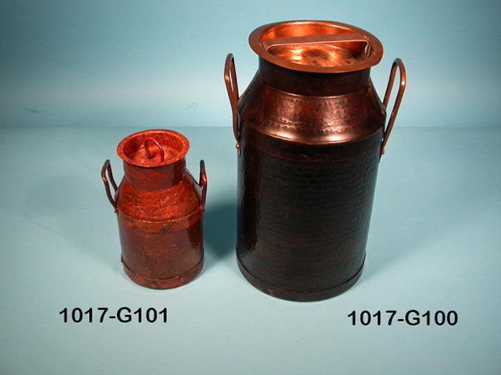 Mexican Copper Milk Can: Gallery Item 